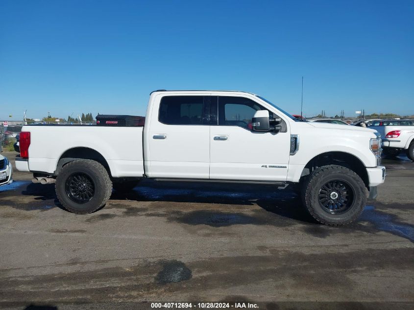 2022 Ford F-350 Limited VIN: 1FT8W3BT9NEF00775 Lot: 40712694