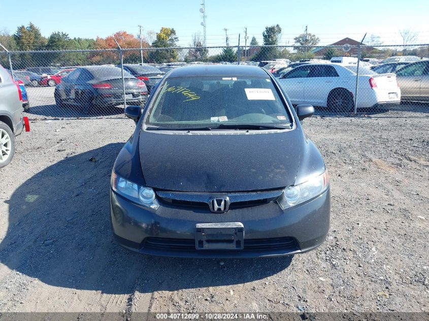 2007 Honda Civic Lx VIN: 1HGFA16597L109647 Lot: 40712699