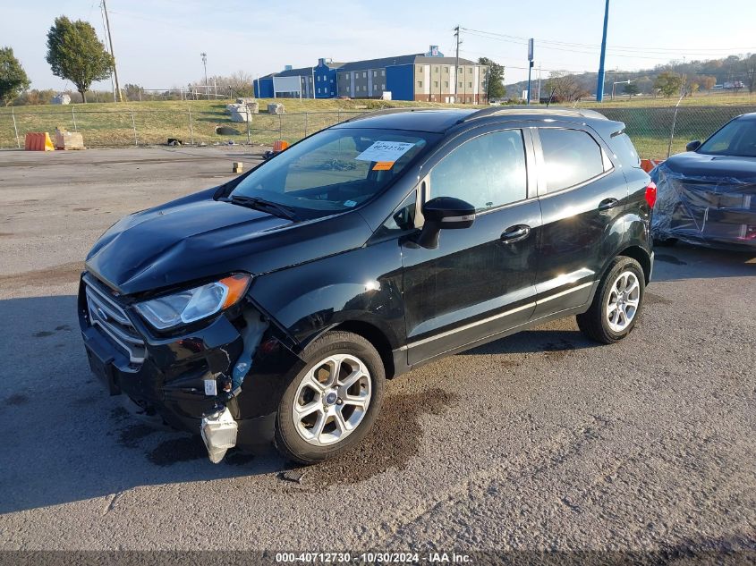 2021 Ford Ecosport Se VIN: MAJ3S2GE8MC412388 Lot: 40712730