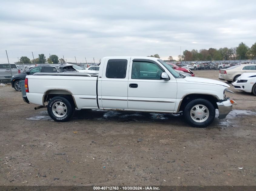 2002 GMC Sierra 1500 Sle VIN: 2GTEC19T021107007 Lot: 40712763