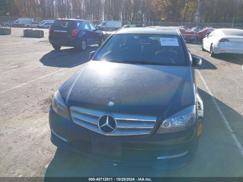 2011 Mercedes-Benz C 300 Luxury 4Matic/Sport 4Matic VIN: WDDGF8BB6BR169454 Lot: 40712811