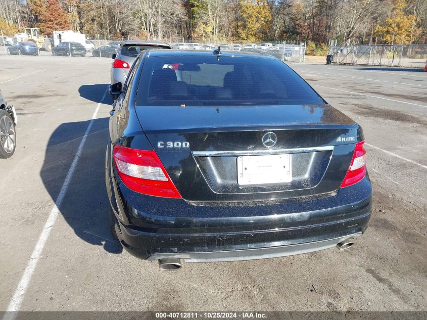 2011 Mercedes-Benz C 300 Luxury 4Matic/Sport 4Matic VIN: WDDGF8BB6BR169454 Lot: 40712811