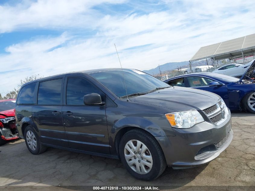 2016 Dodge Grand Caravan American Value Pkg VIN: 2C4RDGBG4GR392480 Lot: 40712818