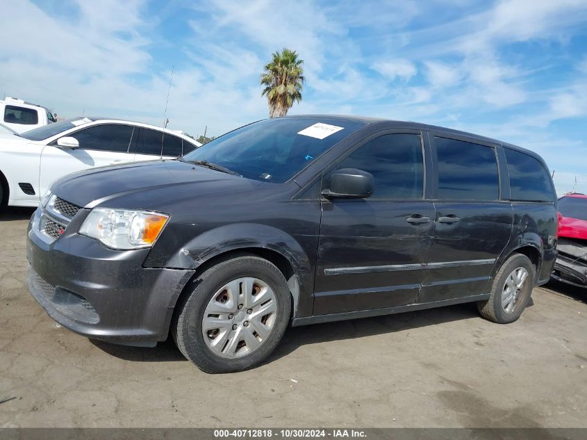 2016 Dodge Grand Caravan American Value Pkg VIN: 2C4RDGBG4GR392480 Lot: 40712818