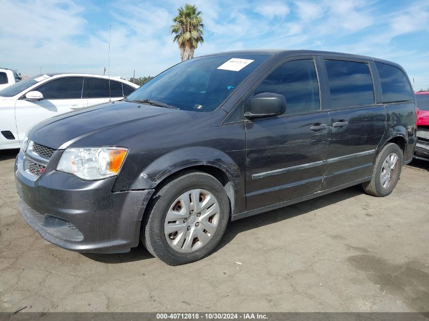 2016 Dodge Grand Caravan American Value Pkg VIN: 2C4RDGBG4GR392480 Lot: 40712818