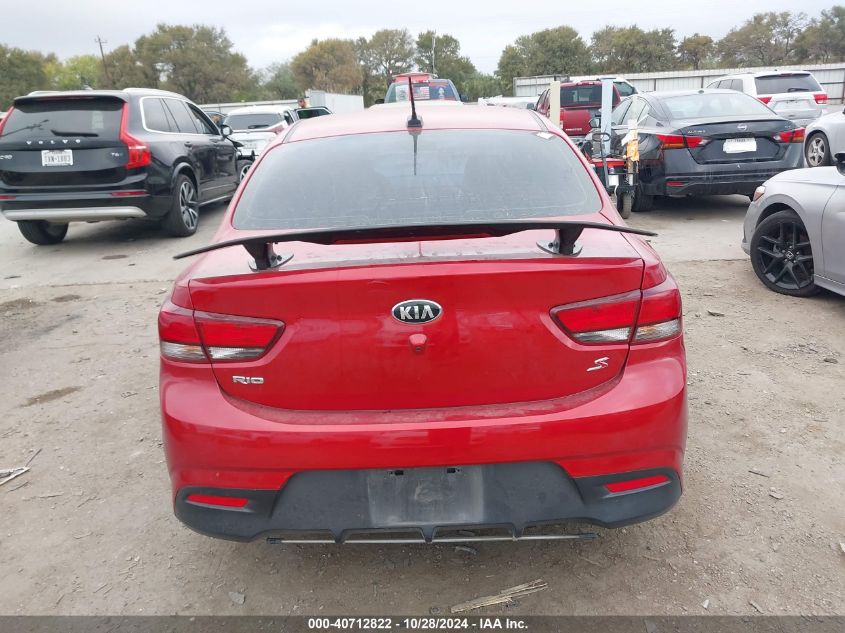 2018 Kia Rio S VIN: 3KPA24AB1JE086045 Lot: 40712822