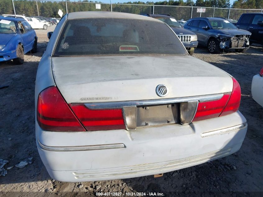 2004 Mercury Grand Marquis Ls VIN: 2MEFM75W34X654775 Lot: 40712827