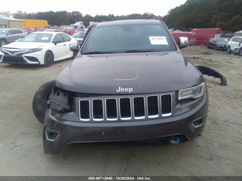 2016 Jeep Grand Cherokee Limited VIN: 1C4RJEBM1GC321314 Lot: 40712840