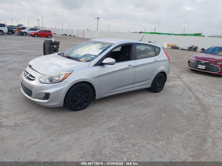 2016 Hyundai Accent Se VIN: KMHCT5AE2GU237812 Lot: 40712875