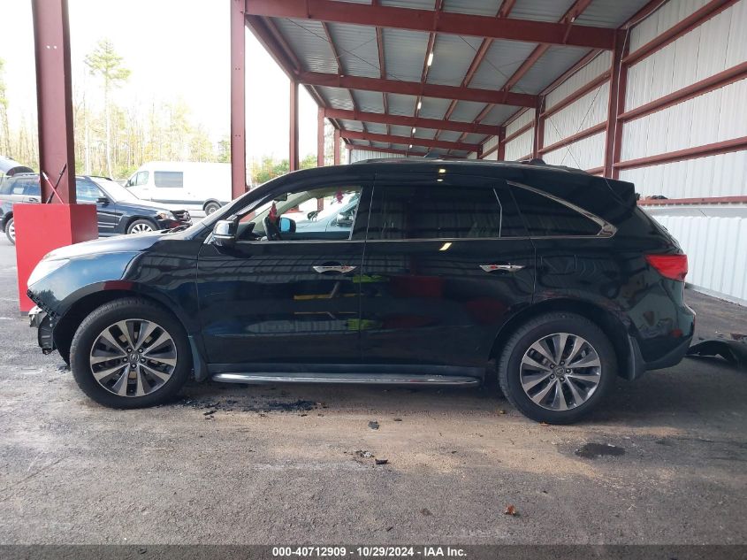 2015 Acura Mdx Technology Package VIN: 5FRYD3H45FB005557 Lot: 40712909