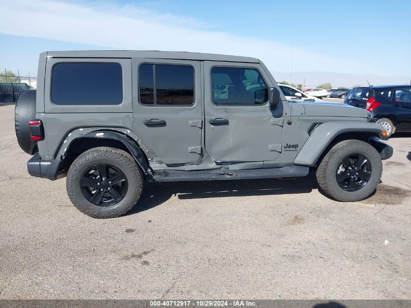 2020 Jeep Wrangler Unlimited Sahara Altitude 4X4 VIN: 1C4HJXEG6LW205497 Lot: 40712917