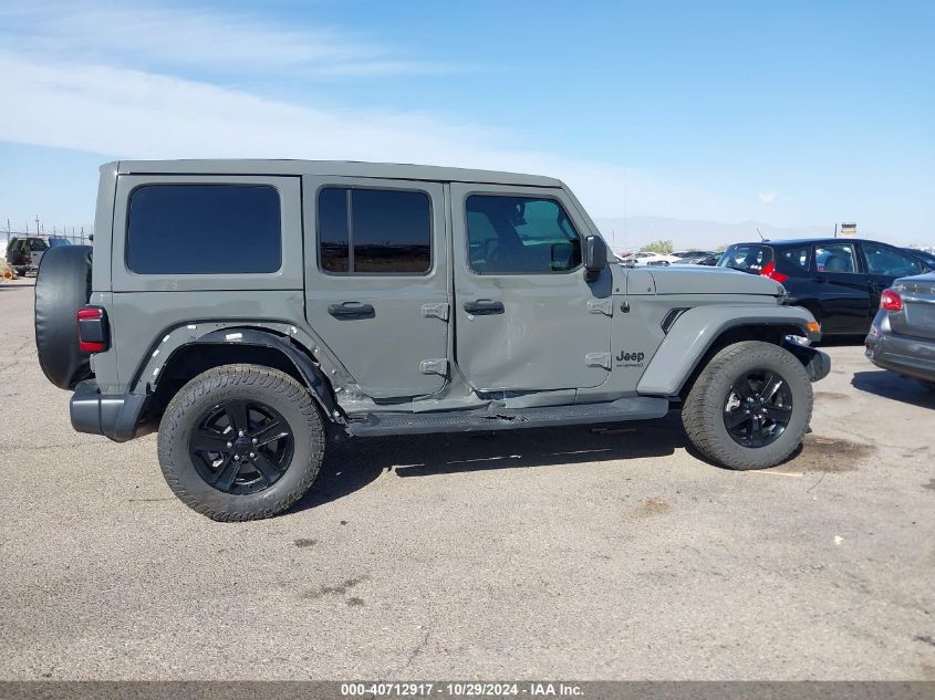 2020 Jeep Wrangler Unlimited Sahara Altitude 4X4 VIN: 1C4HJXEG6LW205497 Lot: 40712917