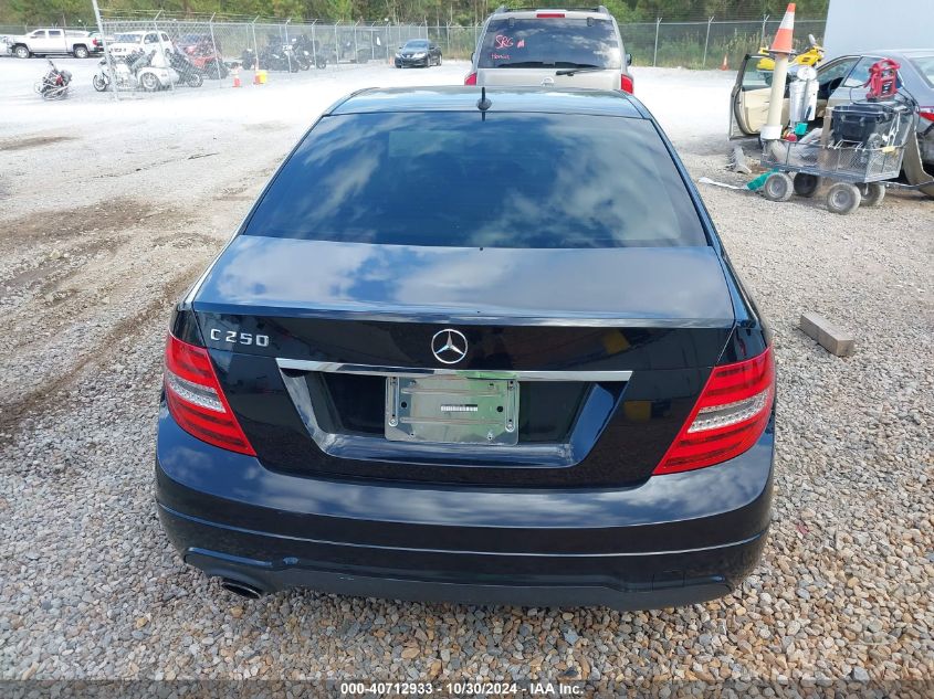 2013 Mercedes-Benz C 250 Luxury/Sport VIN: WDDGF4HB8DR257599 Lot: 40712933