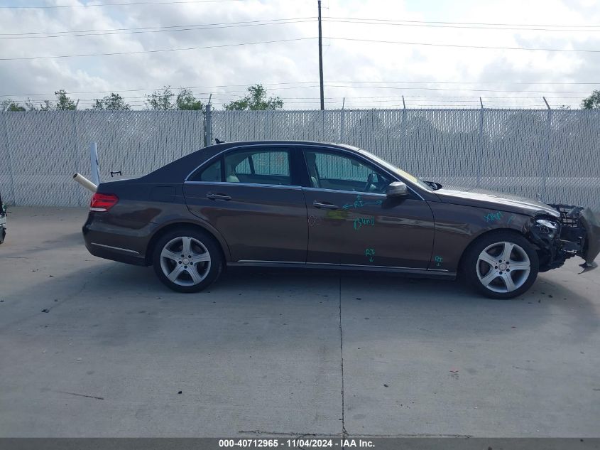 2014 Mercedes-Benz E 350 4Matic VIN: WDDHF8JB4EA898724 Lot: 40712965