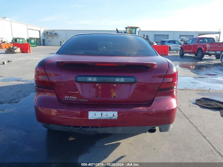 2005 Pontiac Grand Prix VIN: 2G2WP522X51293973 Lot: 40712979