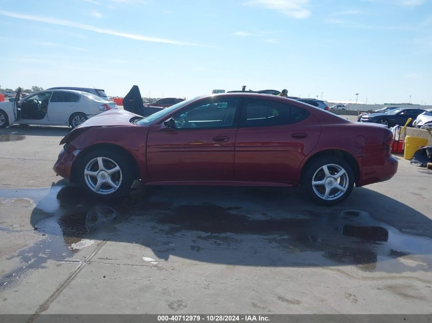 2005 Pontiac Grand Prix VIN: 2G2WP522X51293973 Lot: 40712979