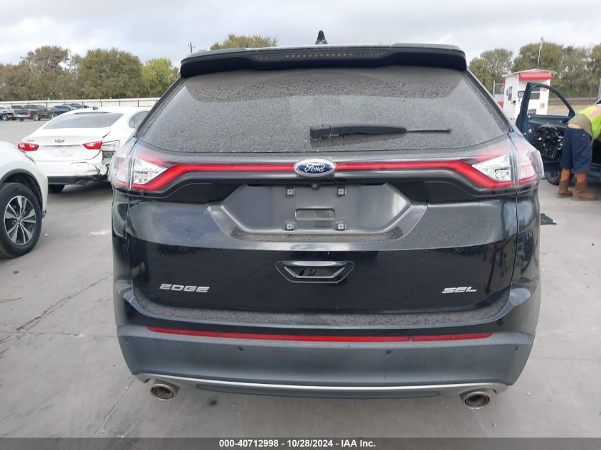 2016 Ford Edge Sel VIN: 2FMPK3J88GBC67034 Lot: 40712998