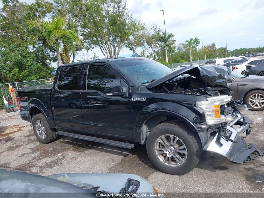 2018 Ford F-150 Lariat VIN: 1FTEW1E56JFB88780 Lot: 40713018