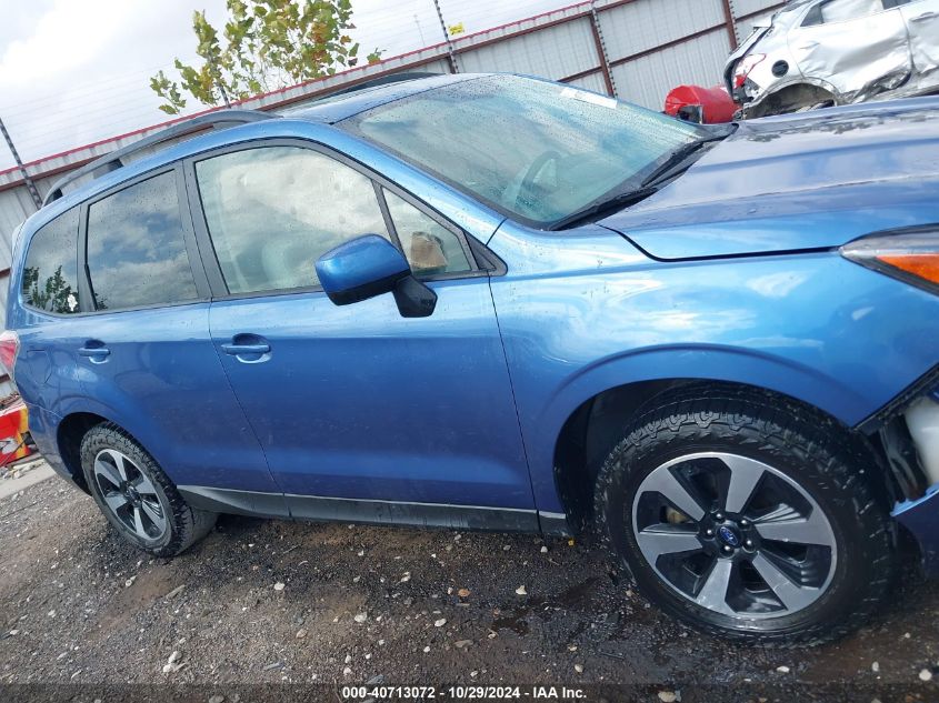 2018 Subaru Forester 2.5I Premium VIN: JF2SJAEC8JH594064 Lot: 40713072