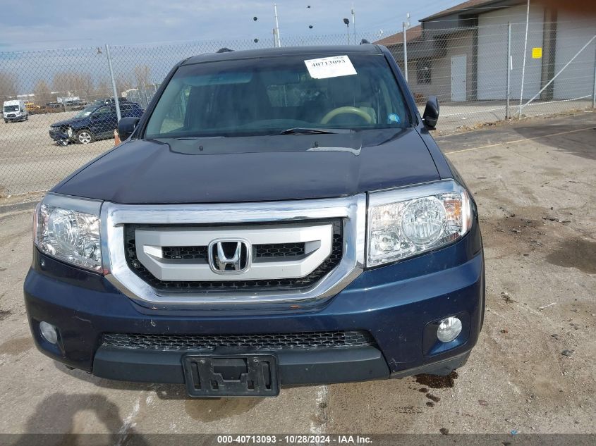 2011 Honda Pilot Ex-L VIN: 5FNYF4H56BB010576 Lot: 40713093