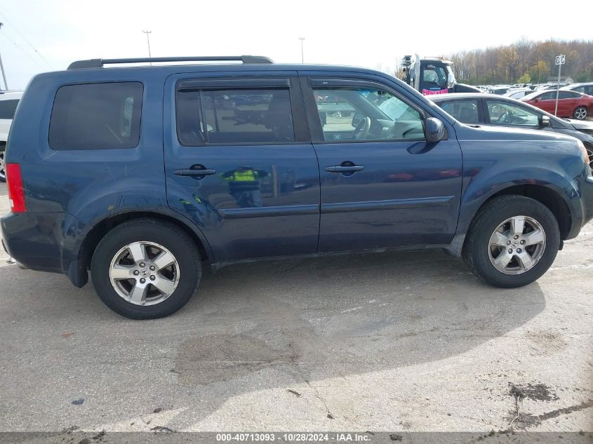 2011 Honda Pilot Ex-L VIN: 5FNYF4H56BB010576 Lot: 40713093