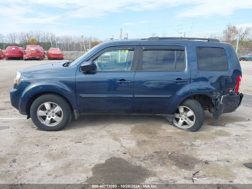 2011 Honda Pilot Ex-L VIN: 5FNYF4H56BB010576 Lot: 40713093