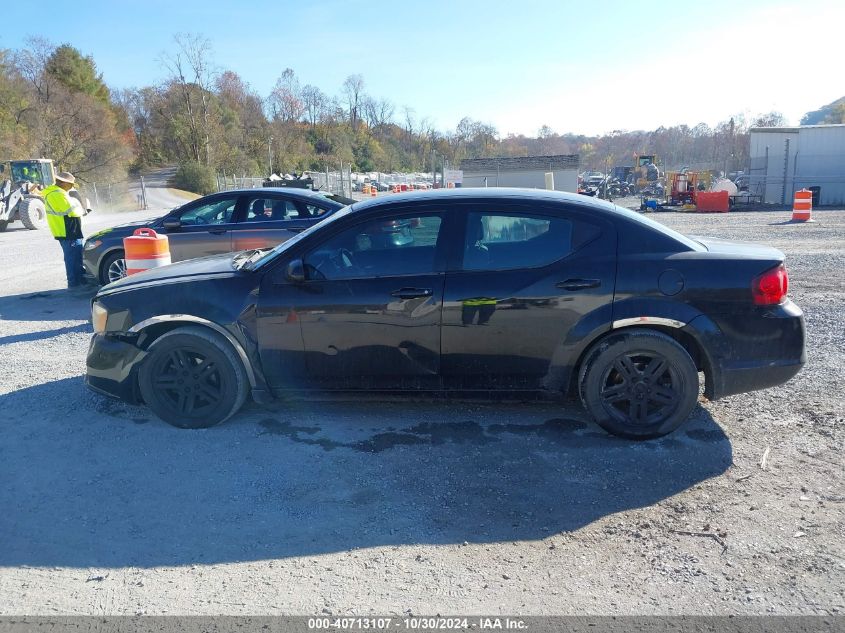 2013 Dodge Avenger Sxt VIN: 1C3CDZCB2DN502587 Lot: 40713107