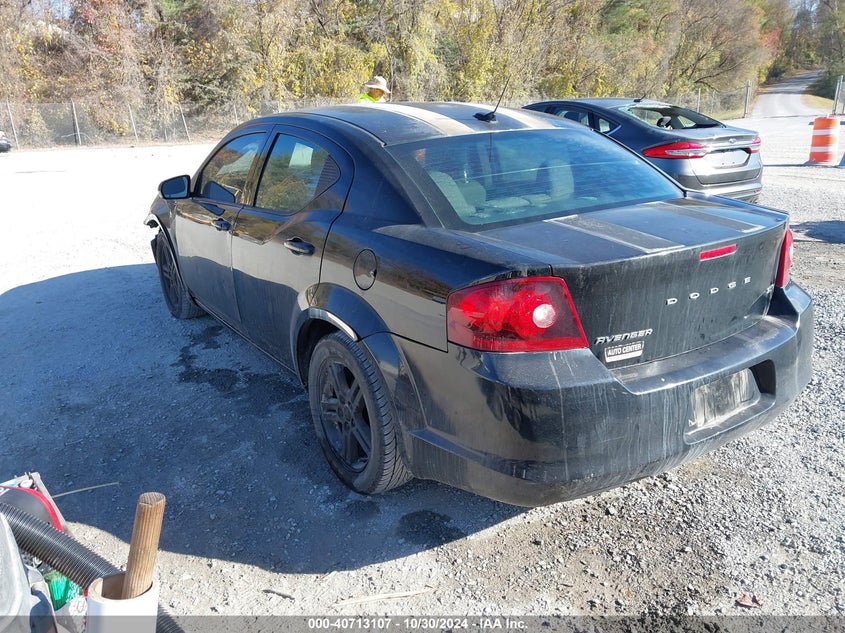 2013 DODGE AVENGER SXT - 1C3CDZCB2DN502587