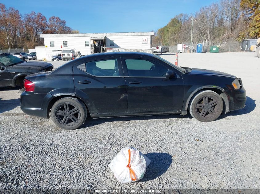 2013 Dodge Avenger Sxt VIN: 1C3CDZCB2DN502587 Lot: 40713107