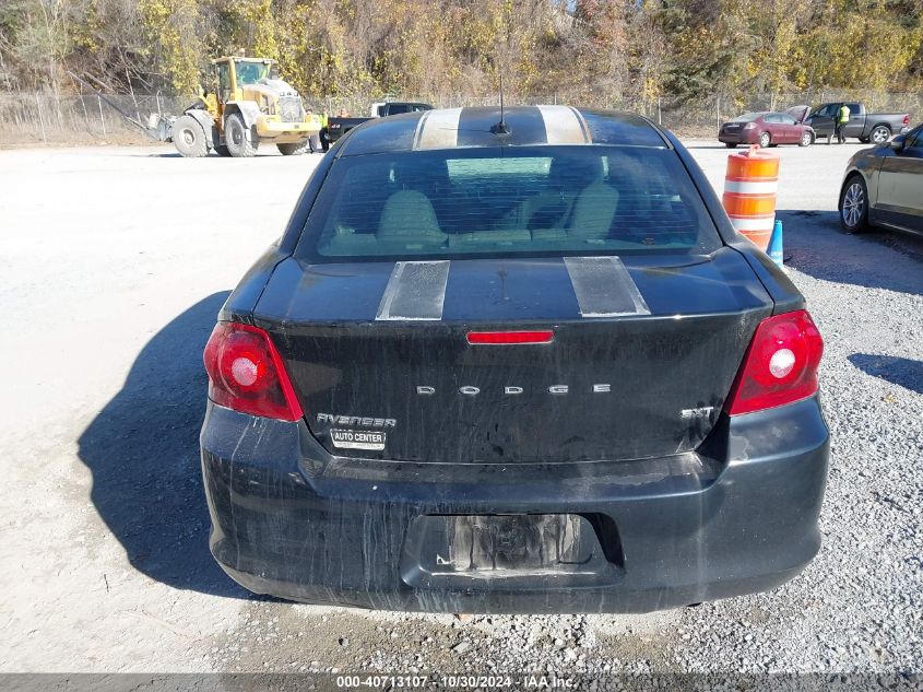 2013 Dodge Avenger Sxt VIN: 1C3CDZCB2DN502587 Lot: 40713107