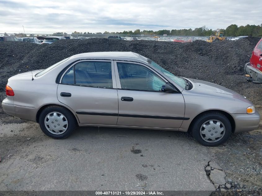 1999 Chevrolet Prizm VIN: 1Y1SK5285XZ408062 Lot: 40713121