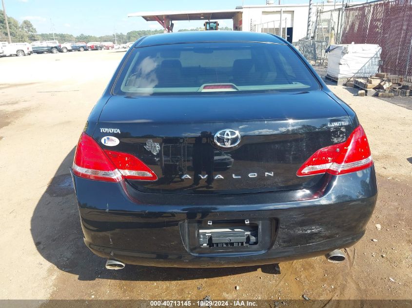 2007 Toyota Avalon Limited VIN: 4T1BK36B87U241414 Lot: 40713145