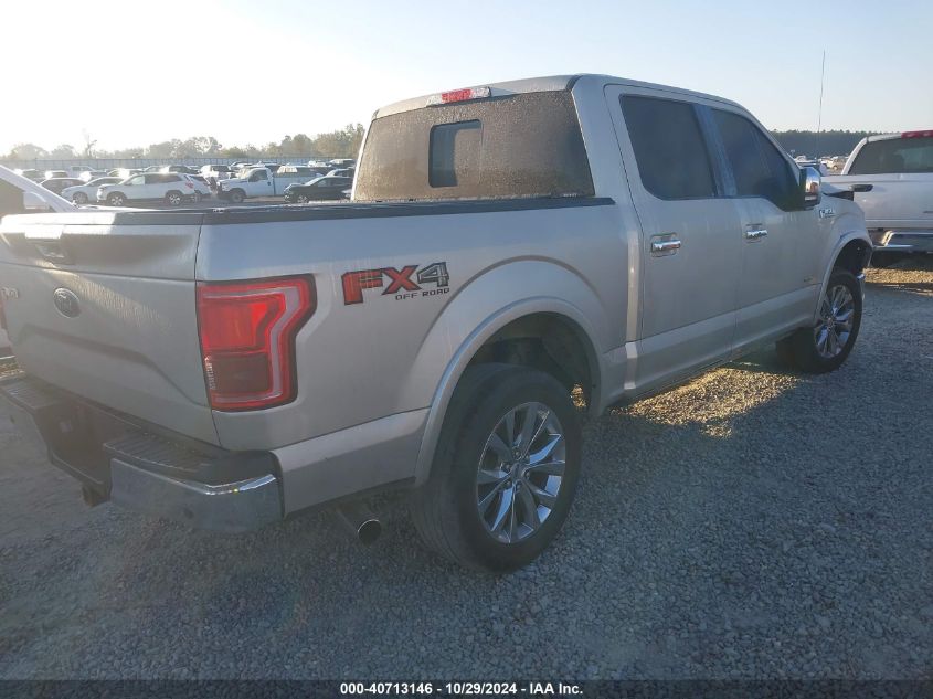 2017 FORD F-150 LARIAT - 1FTEW1EG0HFA51653