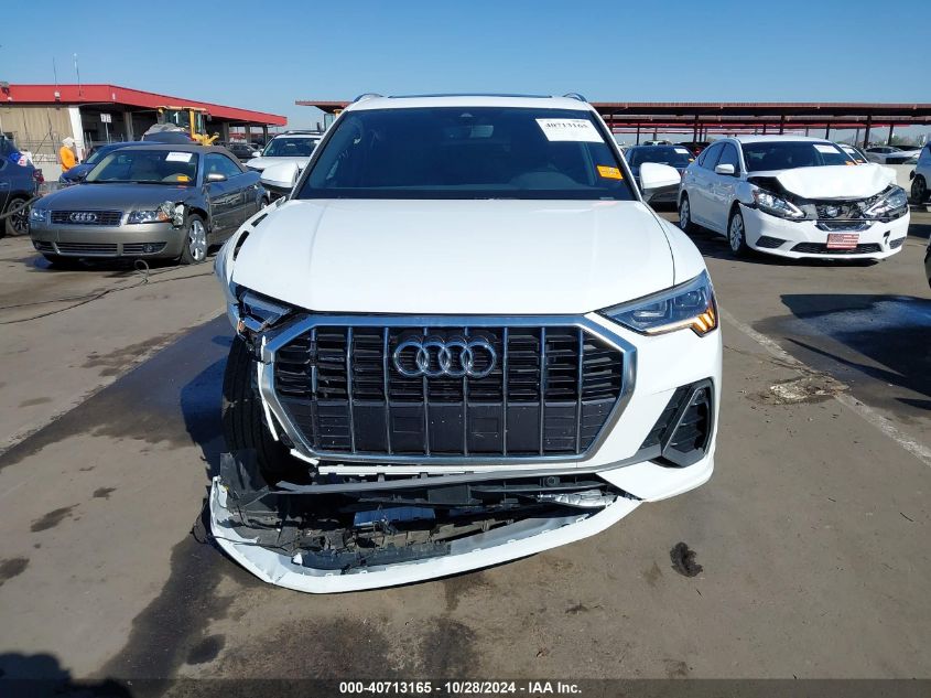 2024 Audi Q3 Premium 45 Tfsi S Line Quattro Tiptronic VIN: WA1DECF38R1028586 Lot: 40713165