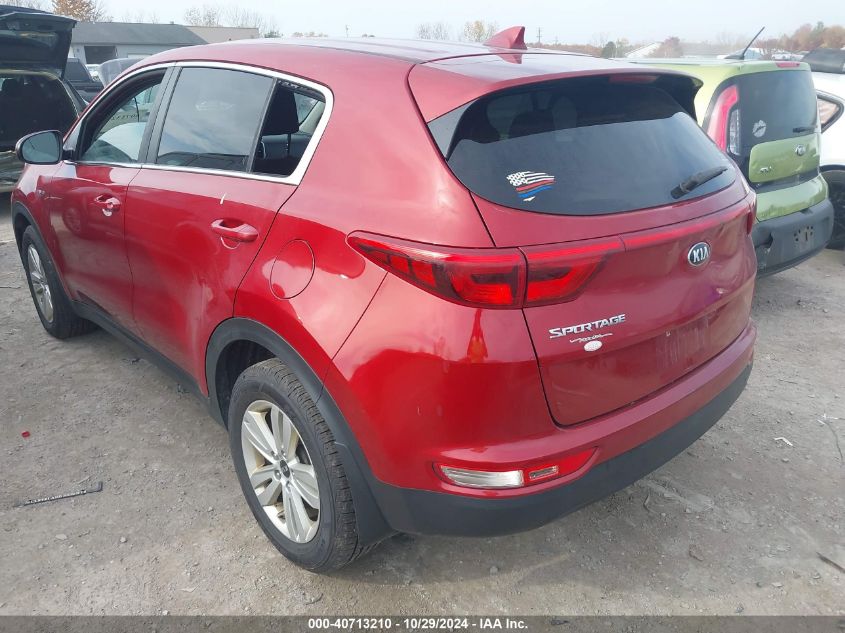 2018 Kia Sportage Lx VIN: KNDPMCAC5J7346907 Lot: 40713210