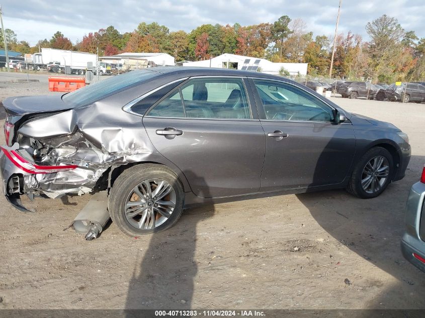 2016 Toyota Camry Se VIN: 4T1BF1FK3GU198674 Lot: 40713283