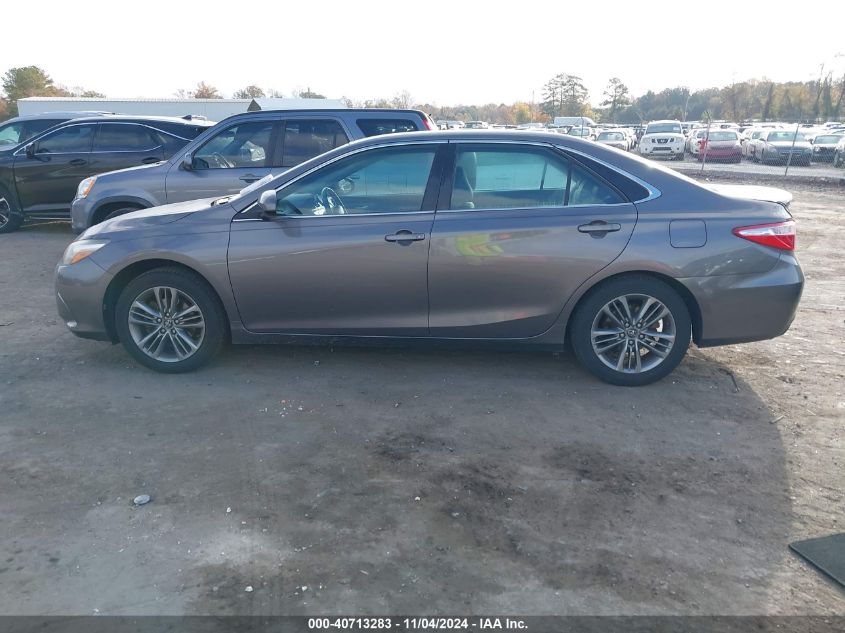 2016 Toyota Camry Se VIN: 4T1BF1FK3GU198674 Lot: 40713283