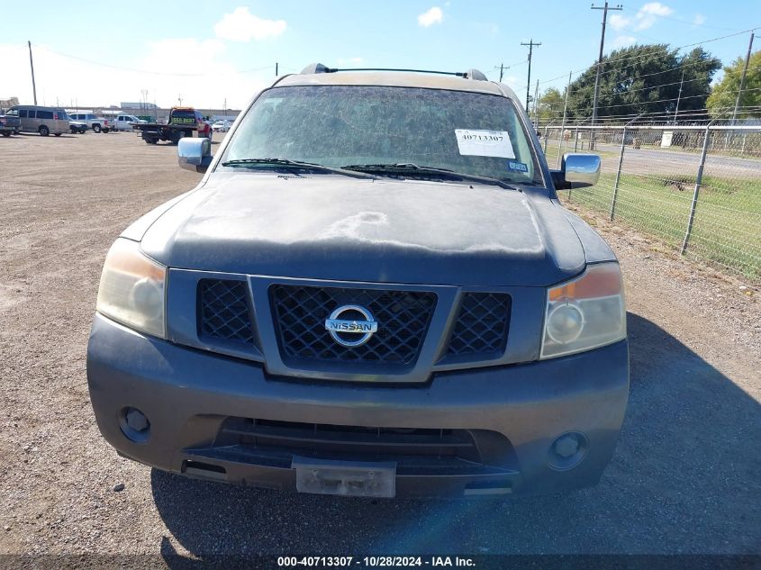 2008 Nissan Armada Se VIN: 5N1BA08D18N603868 Lot: 40713307