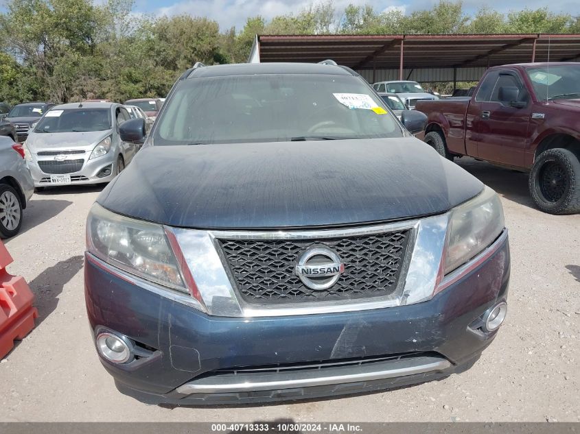 2014 Nissan Pathfinder Sl VIN: 5N1AR2MMXEC686231 Lot: 40713333