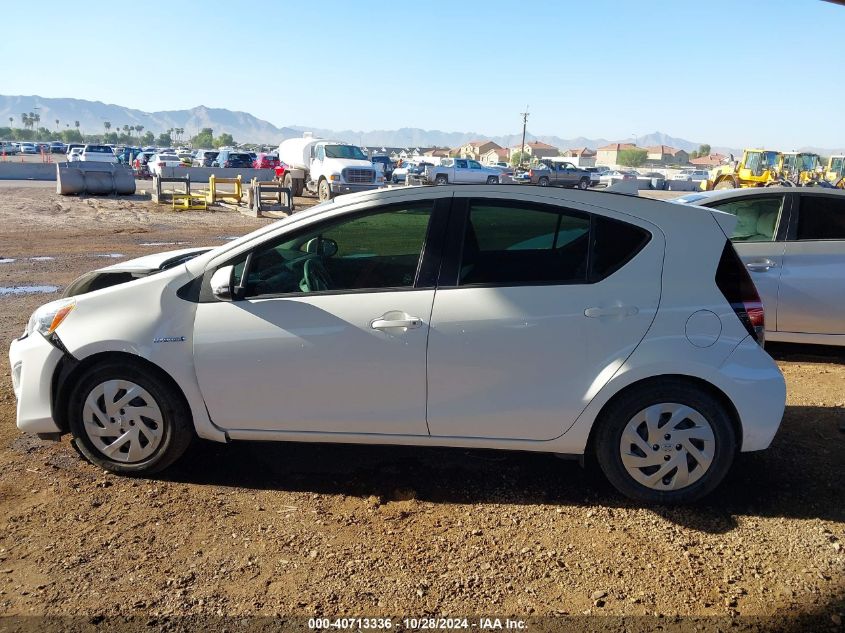 2016 Toyota Prius C One VIN: JTDKDTB3XG1130300 Lot: 40713336