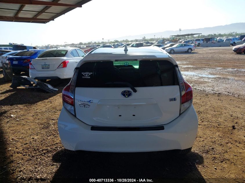 2016 Toyota Prius C One VIN: JTDKDTB3XG1130300 Lot: 40713336