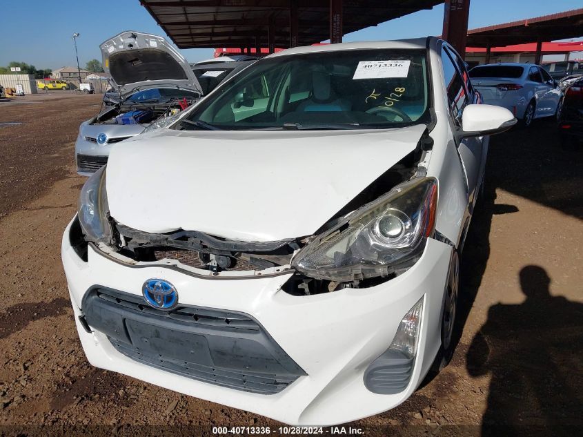 2016 Toyota Prius C One VIN: JTDKDTB3XG1130300 Lot: 40713336