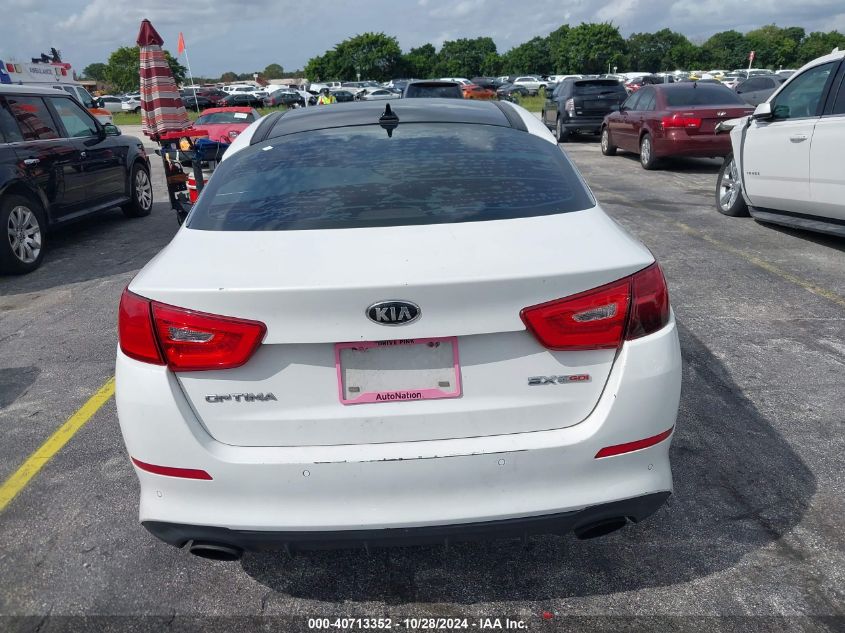 2015 Kia Optima Sx VIN: 5XXGR4A64FG356005 Lot: 40713352