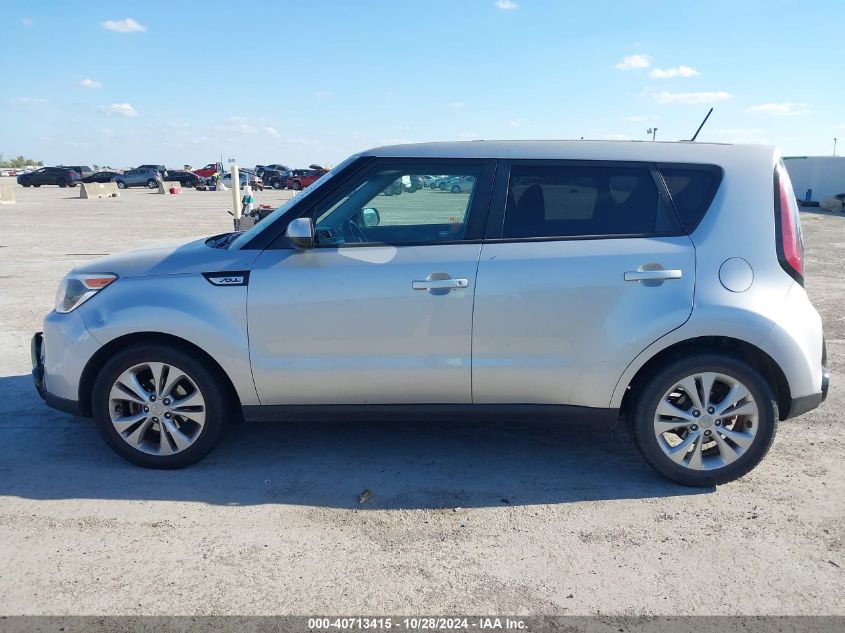 2016 Kia Soul + VIN: KNDJP3A51G7862401 Lot: 40713415