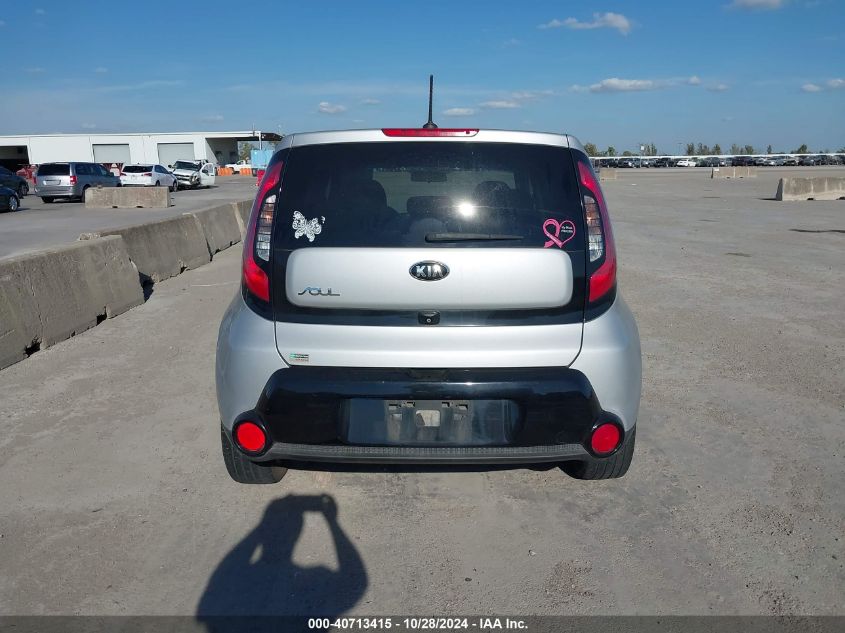 2016 Kia Soul + VIN: KNDJP3A51G7862401 Lot: 40713415