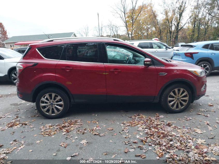 2017 Ford Escape Titanium VIN: 1FMCU9JD5HUE67793 Lot: 40713424