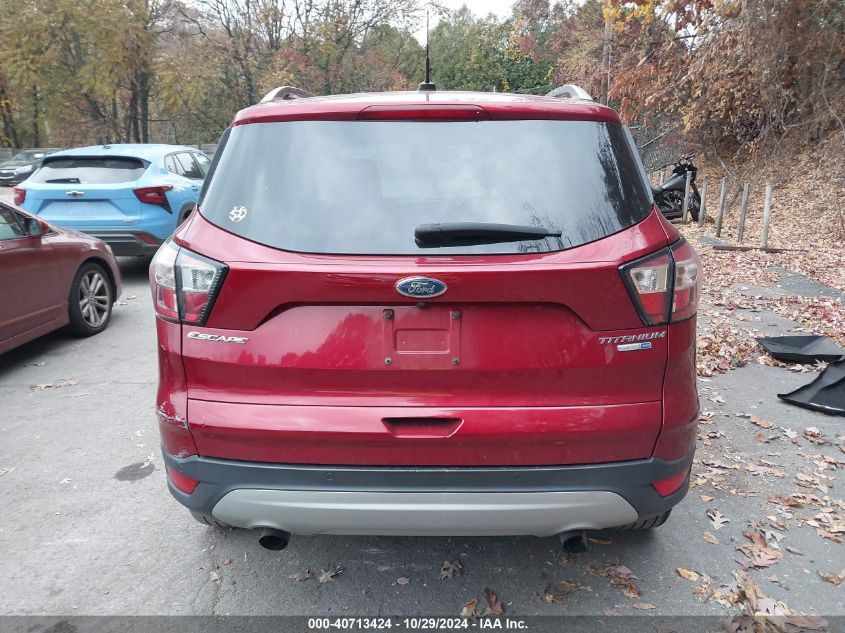 2017 Ford Escape Titanium VIN: 1FMCU9JD5HUE67793 Lot: 40713424