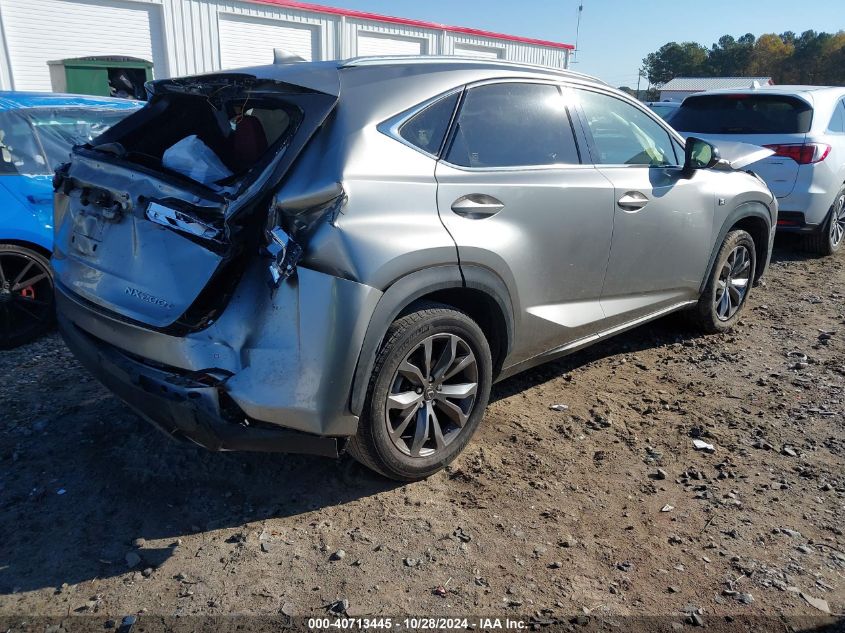 VIN JTJYARBZ6F2000787 2015 Lexus NX, 200T F Sport no.4