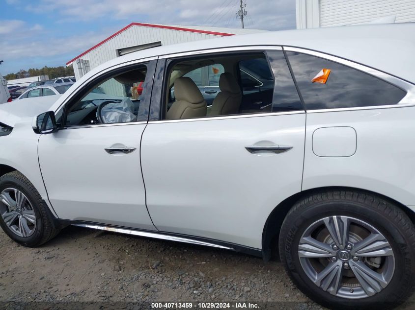 2020 Acura Mdx Standard VIN: 5J8YD3H33LL015541 Lot: 40713459