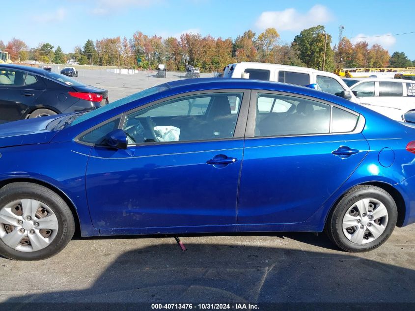 2017 Kia Forte Lx VIN: 3KPFK4A72HE159368 Lot: 40713476